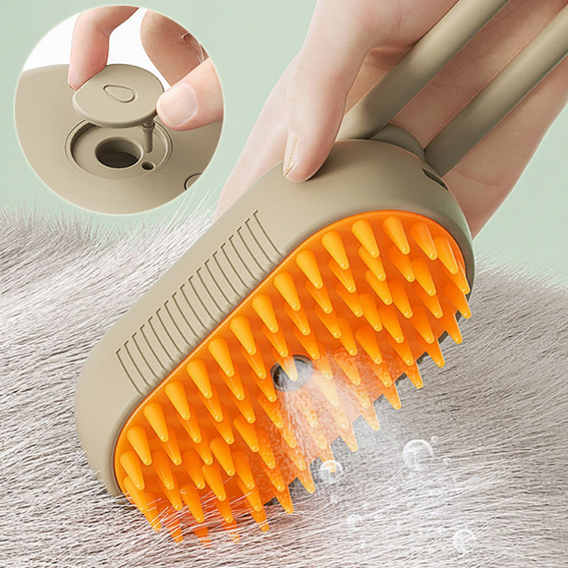 Brosse à vapeur pour chien et chat