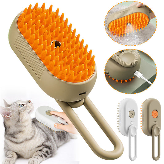 Brosse à vapeur pour chien et chat